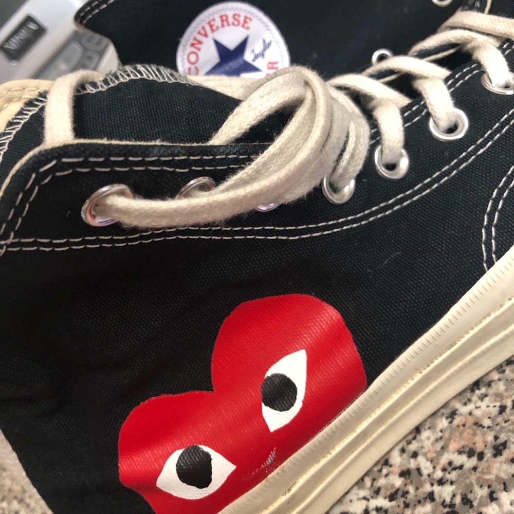 All-Star 70s Hi Comme des Garcons PLAY Black